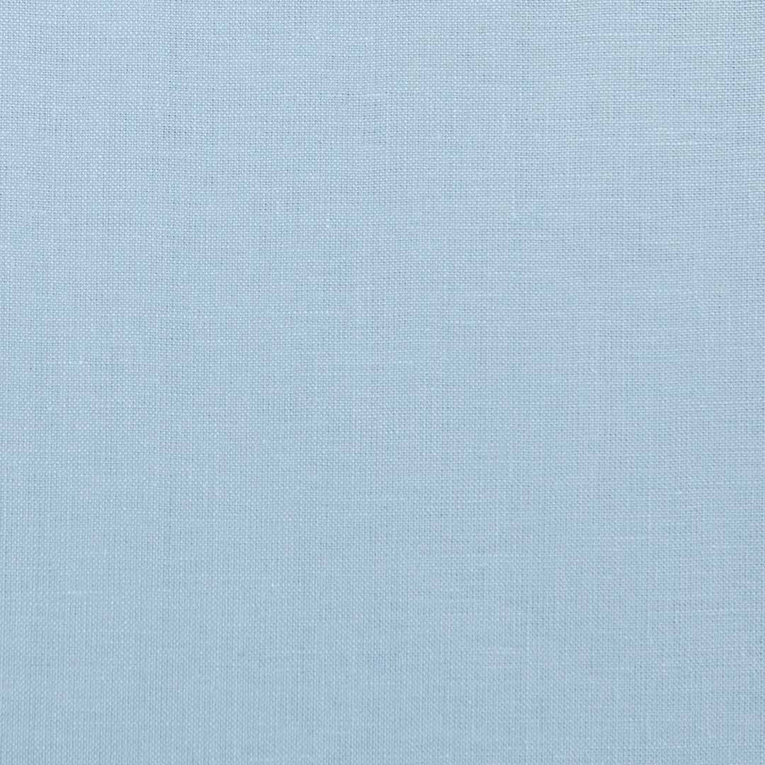European Linen Fabric, Solid Baby Blue