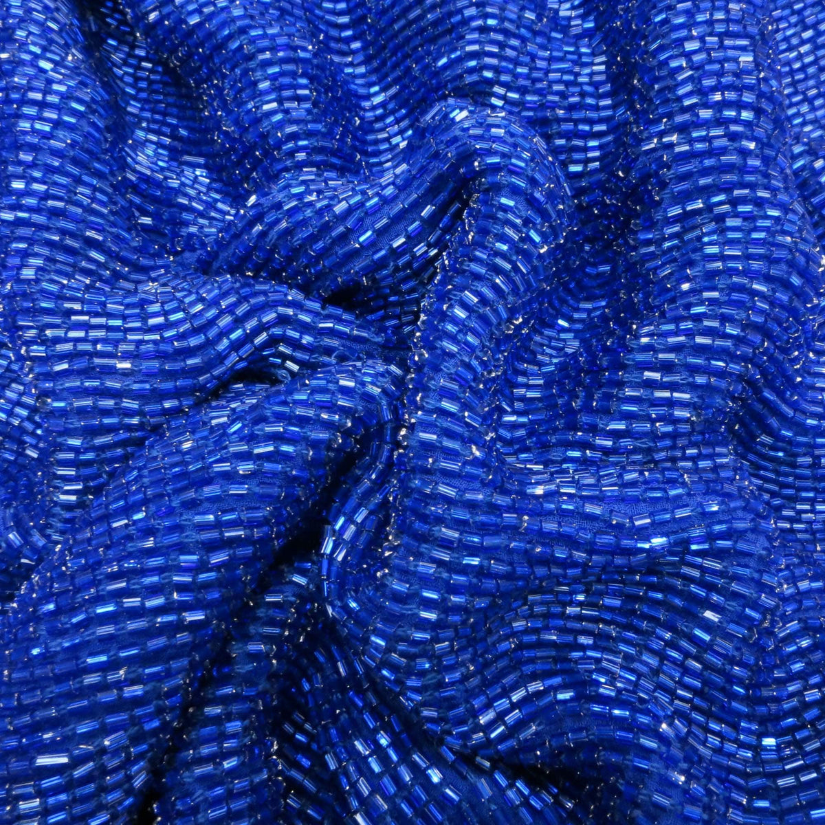 Glitter Knit Chiffon Blu Note