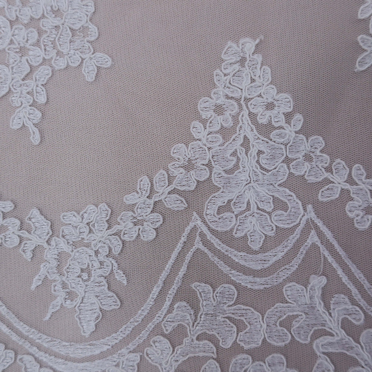 White French Chantilly Lace Trim