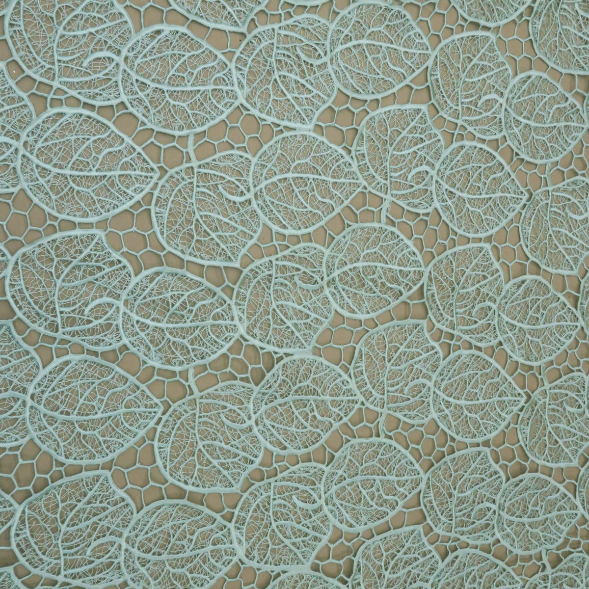 Guipure Lace Fabric - Hunter Green - Floral Bridal Lace Guipure By Yar