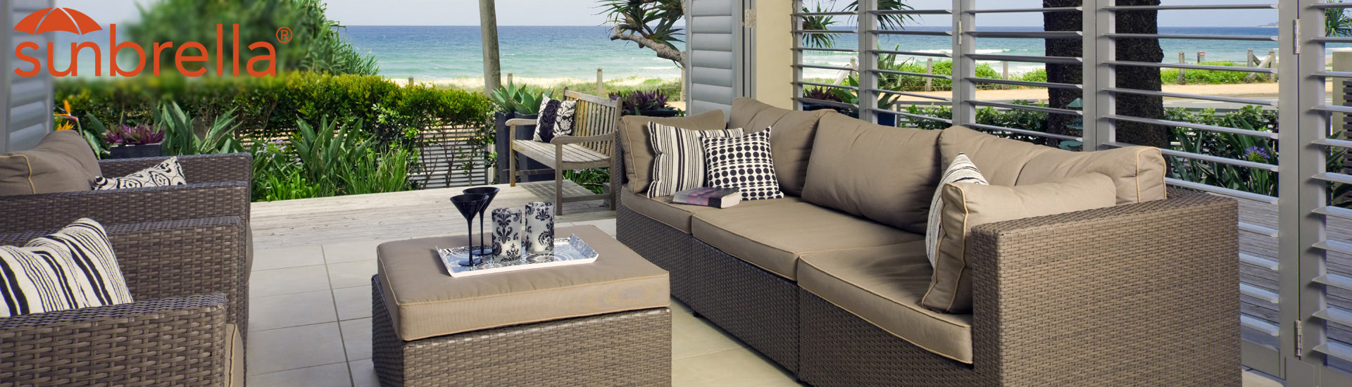 Miami Purple - Outdoor Interiors - Outdoor Cushions - Sunbrella