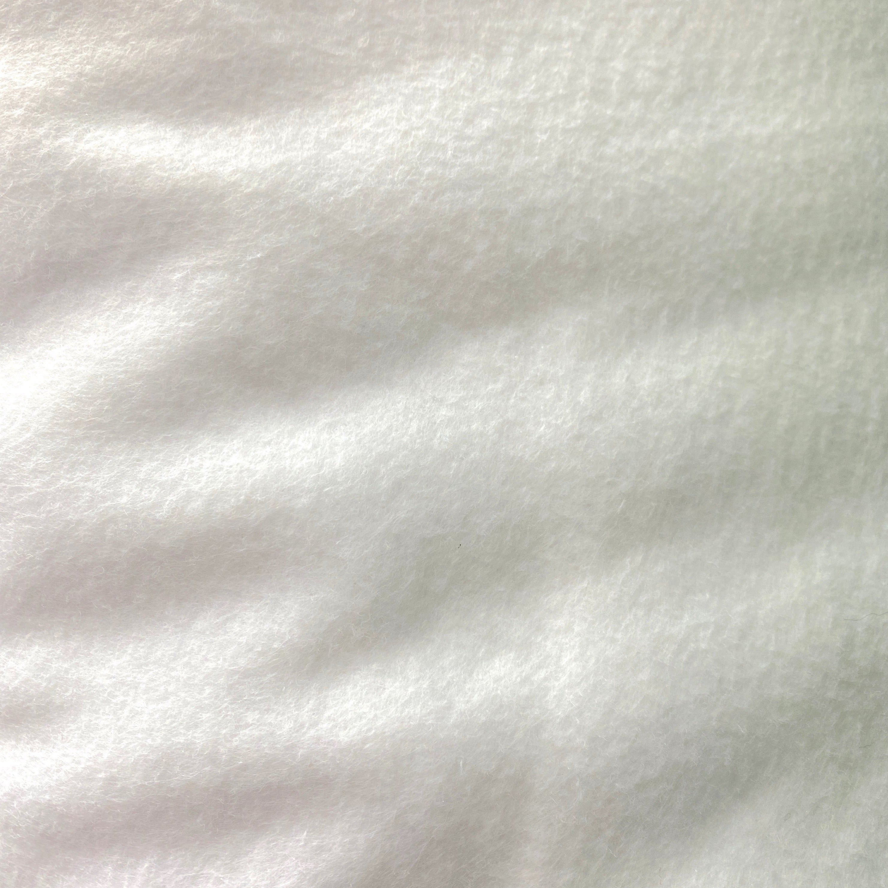 White Acrylic Felt Fabric