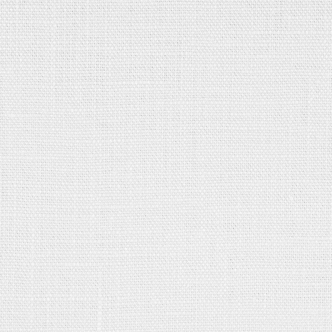 Sag Harbor White Plain Linen Fabric 